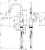 Bild von HANSGROHE Focus M41 Einhebel-Küchenmischer 240, Ausziehbrause, 2jet #31815000 - Chrom