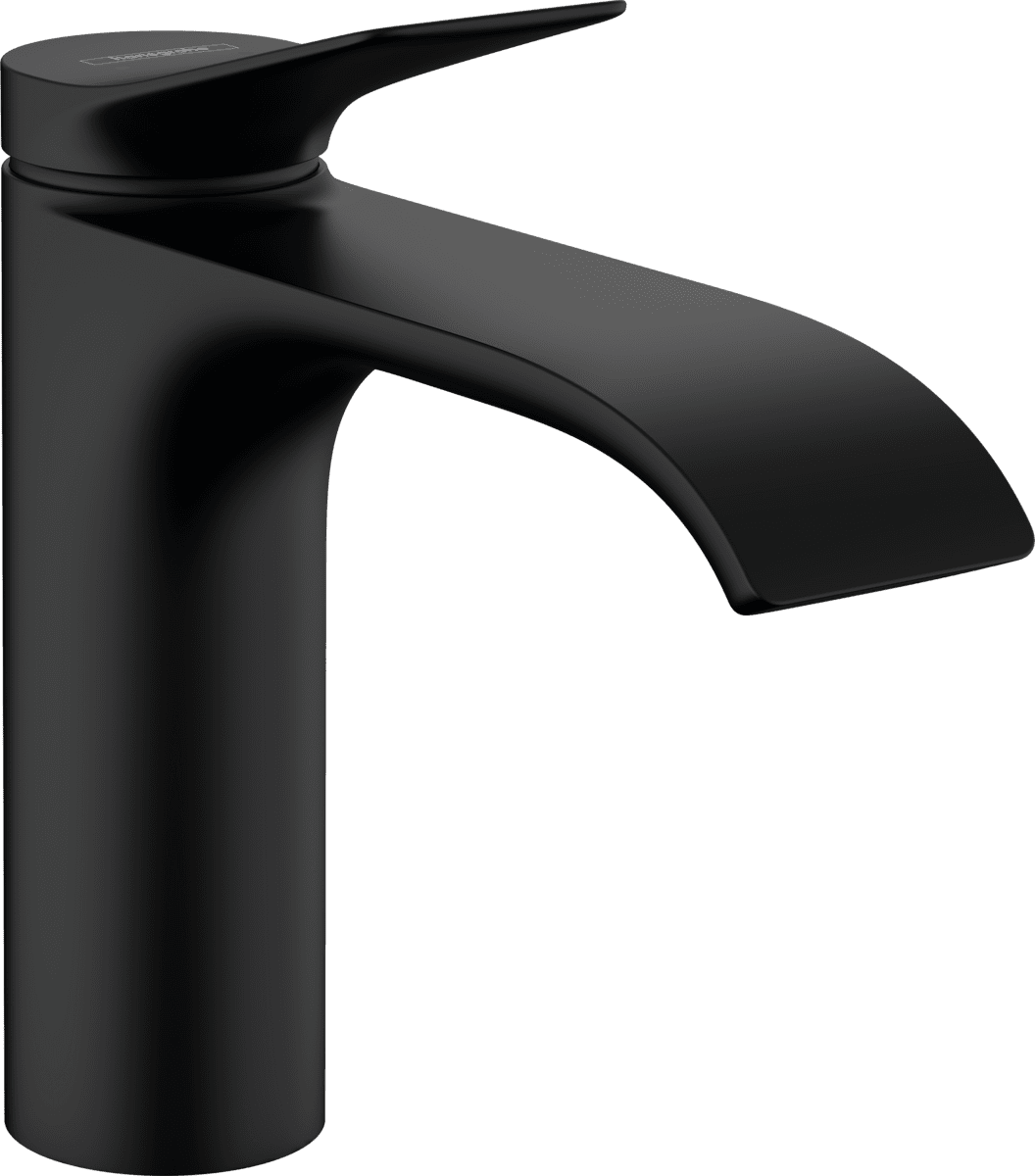 HANSGROHE Vivenis Tek kollu lavabo bataryası 110 kumandalı #75020670 - Satin Siyah resmi