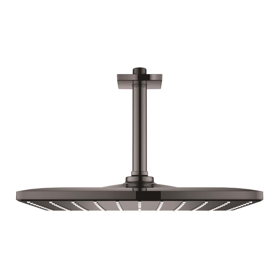 GROHE Rainshower Mono 310 Cube Kopfbrause-Set Deckenauslass 142 mm, 1 Stahlart #26566A00 - hard graphite