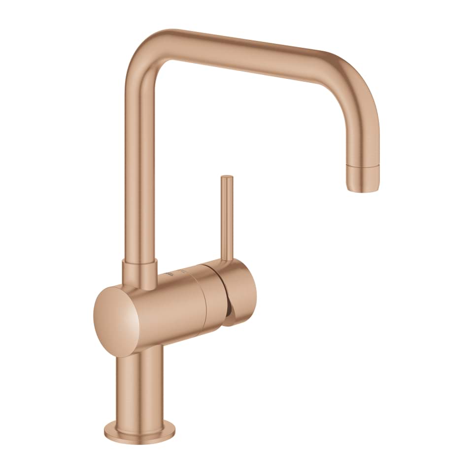GROHE Minta Einhand-Spültischbatterie, 1/2″ #32488DL0 - warm sunset gebürstet