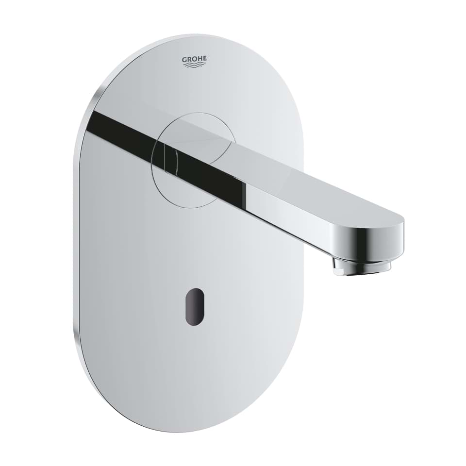 Picture of GROHE Euroeco Cosmopolitan E Infra-red electronic wall basin tap without mixing device Chrome #36273000
