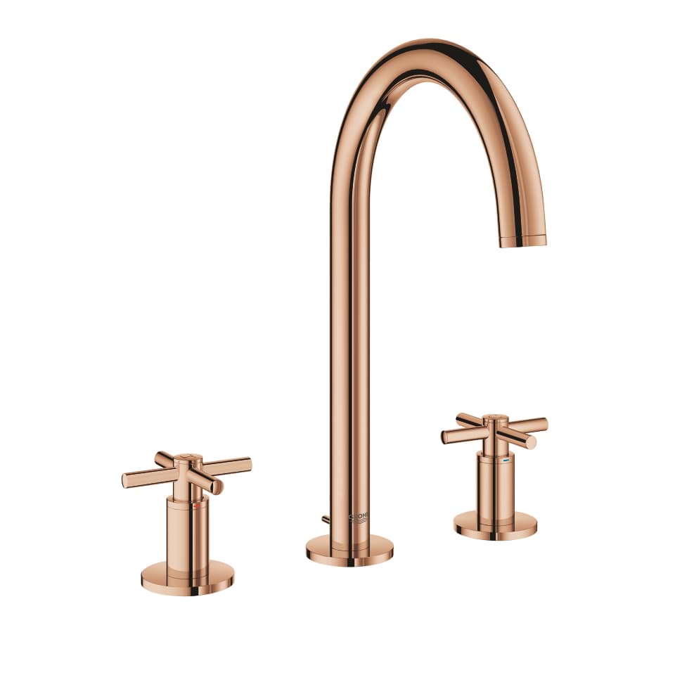 GROHE Atrio 3-Loch-Waschtischbatterie, 1/2″ #20008DA3 - warm sunset