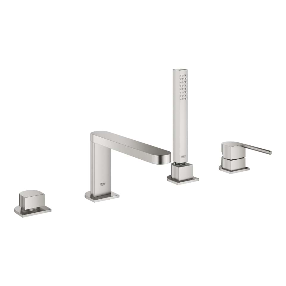 Picture of GROHE Plus 4-hole single-lever bath combination supersteel #29307DC3