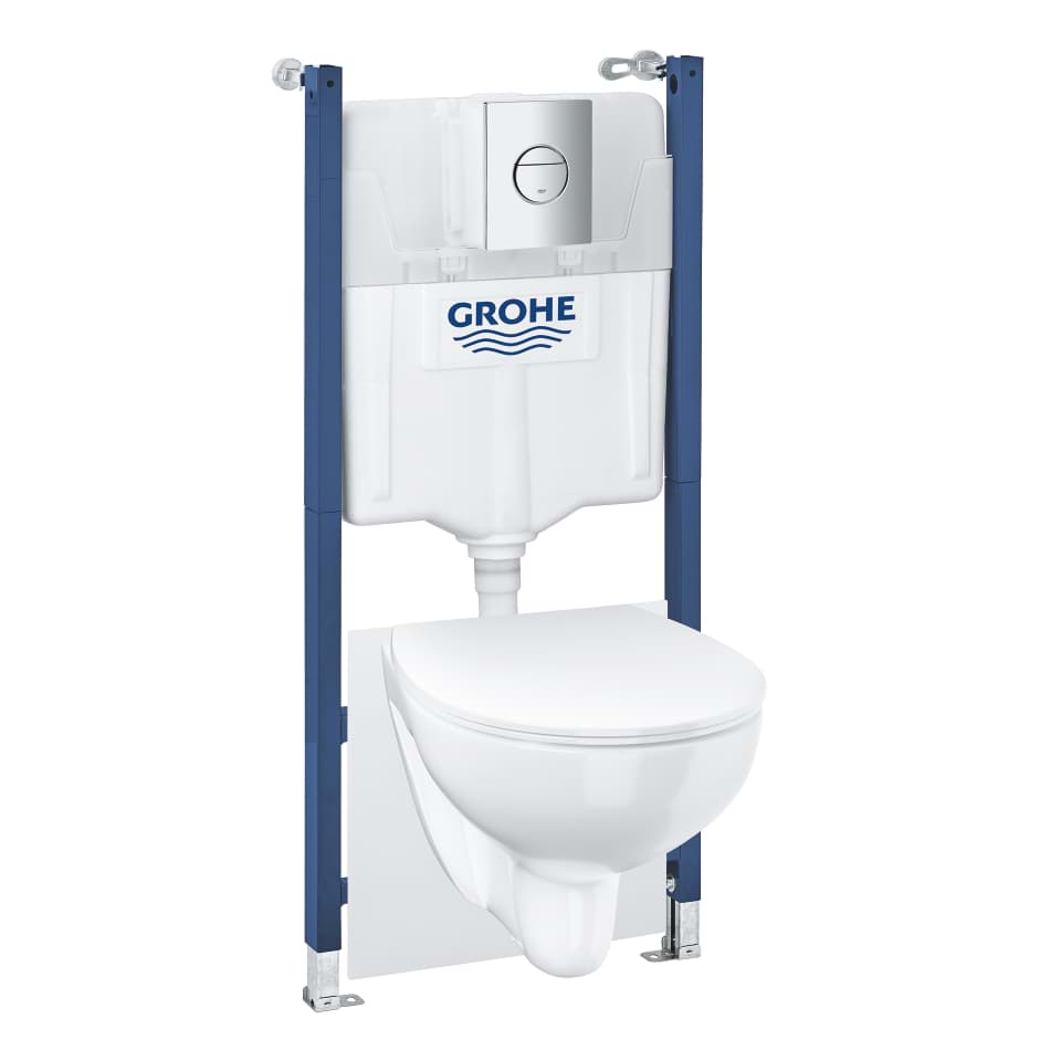 GROHE Solido 6-in-1 Set für WC, 1.13 m Installationhöhe, mit GROHE Fresh #39900000 - alpinweiß