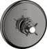 Bild von HANSGROHE AXOR Montreux Thermostat Unterputz mit Kreuzgriff #16810330 - Polished Black Chrome