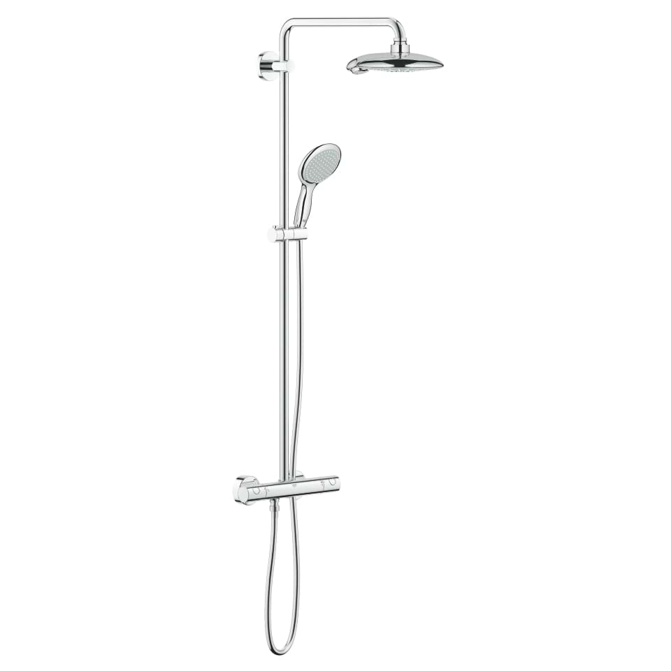 GROHE Euphoria Power&Soul System 190 Duschsystem mit Thermostatbatterie für die Wandmontage #26186000 - chrom