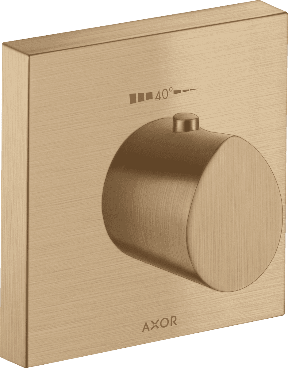 HANSGROHE AXOR Starck Organic Thermostat HighFlow 120/120 Unterputz #12712140 - Brushed Bronze
