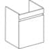 Bild von GEBERIT Renova Plan Unterschrank für Waschtisch, mit einer Schublade und einer Innenschublade #501.910.01.1 - weiß / lackiert hochglänzend