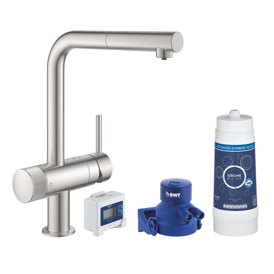 GROHE Blue Pure Minta Starter Kit #30382DC0 - supersteel