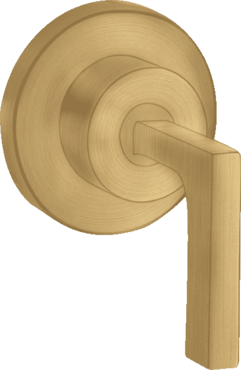 HANSGROHE AXOR Citterio Absperrventil Unterputz mit Hebelgriff #39960250 - Brushed Gold Optic