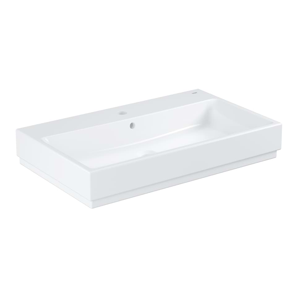 Bild von GROHE Cube Keramik Waschtisch 80 cm #3946900H - alpinweiß