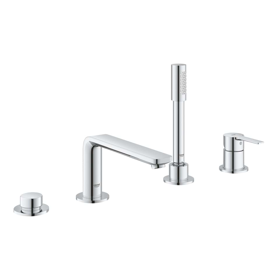 Picture of GROHE Lineare 4-hole single-lever bath combination Chrome #19577001