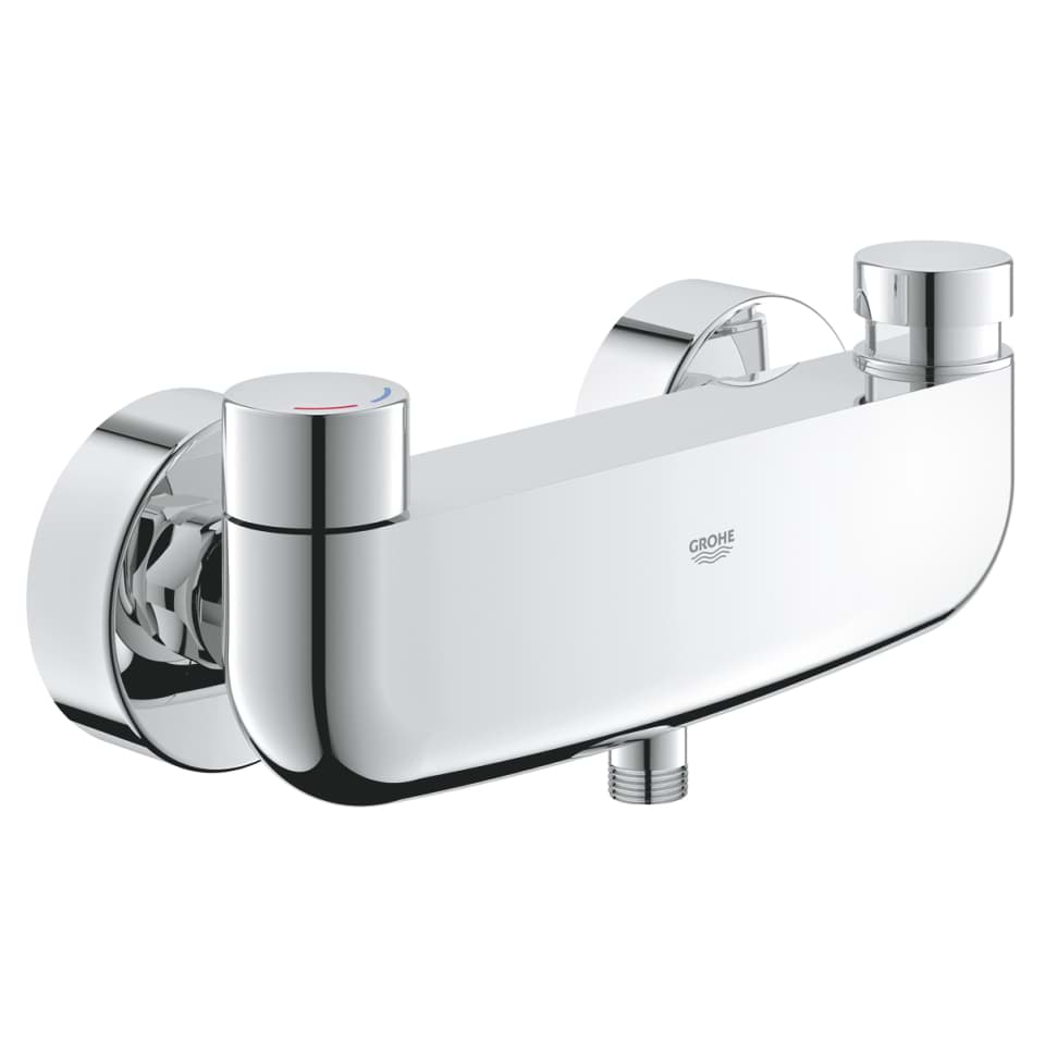 Picture of GROHE Eurosmart Cosmopolitan T Self-closing shower mixer 1/2″ with mixing device and adjustable temperature limiter Chrome #36320000
