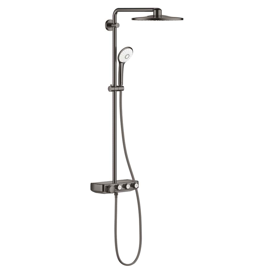 GROHE Euphoria SmartControl System 310 Duschsystem mit Thermostatbatterie für die Wandmontage #26507A00 - hard graphite