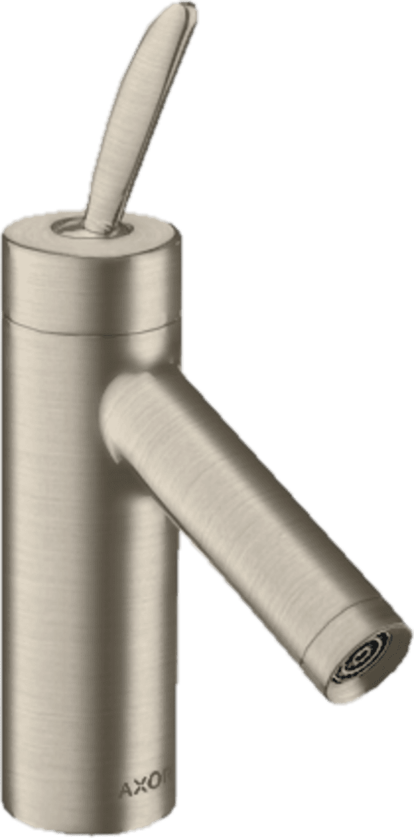 HANSGROHE AXOR Starck Classic Einhebel-Waschtischmischer 70 mit Ablaufgarnitur #10018820 - Brushed Nickel