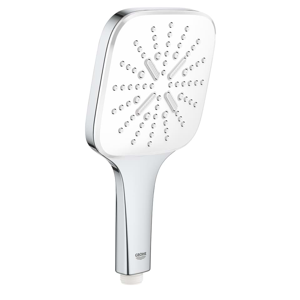 GROHE Rainshower SmartActive 130 Cube Handbrause 3 Strahlarten #26582LS0 - moon white