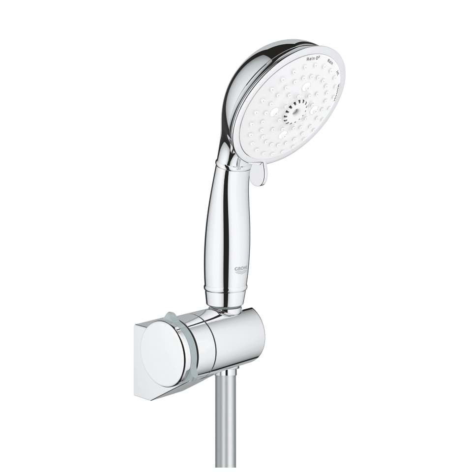 Picture of GROHE Tempesta Rustic 100 Wall holder set 4 sprays Chrome #27805001