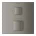 Bild von GROHE Grohtherm Cube Thermostat mit 1 Absperrventil #24153AL0 - hard graphite gebürstet