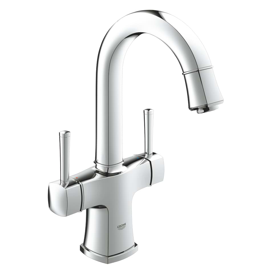 GROHE Grandera Zweigriff-Waschtischbatterie, 1/2″ L-Size #21107000 - chrom