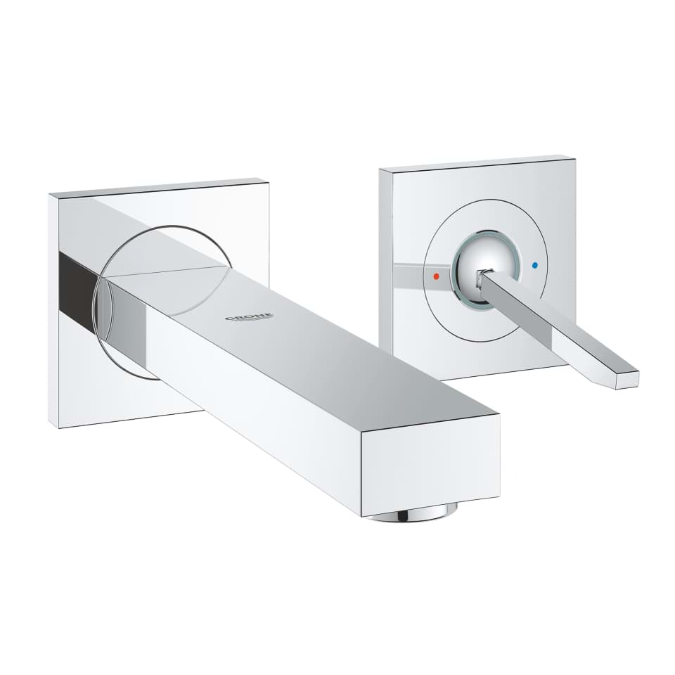 Bild von GROHE Eurocube Joy 2-Loch-Waschtischbatterie #19997000 - chrom