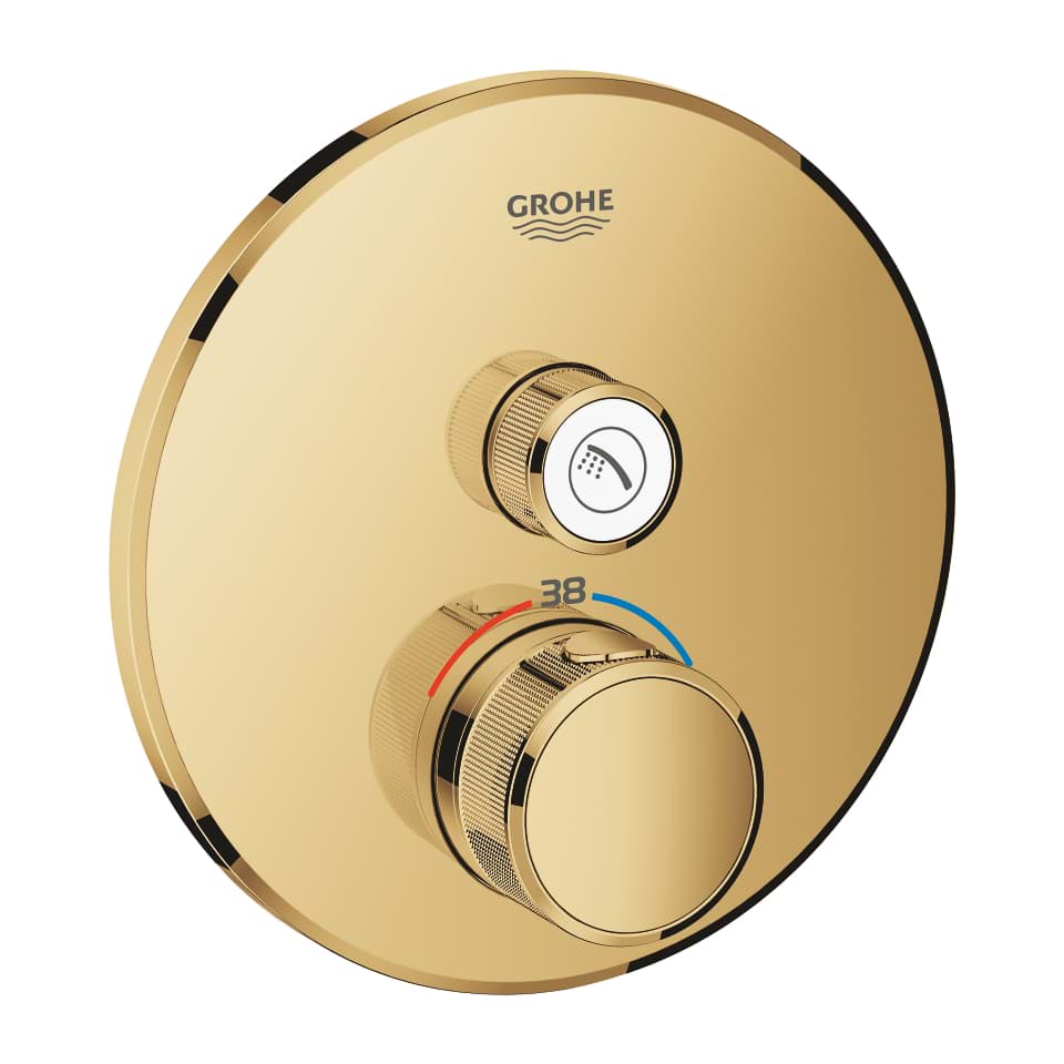 GROHE Grohtherm SmartControl Unterputz-Thermostat mit 1 Absperrventil #29118GL0 - cool sunrise
