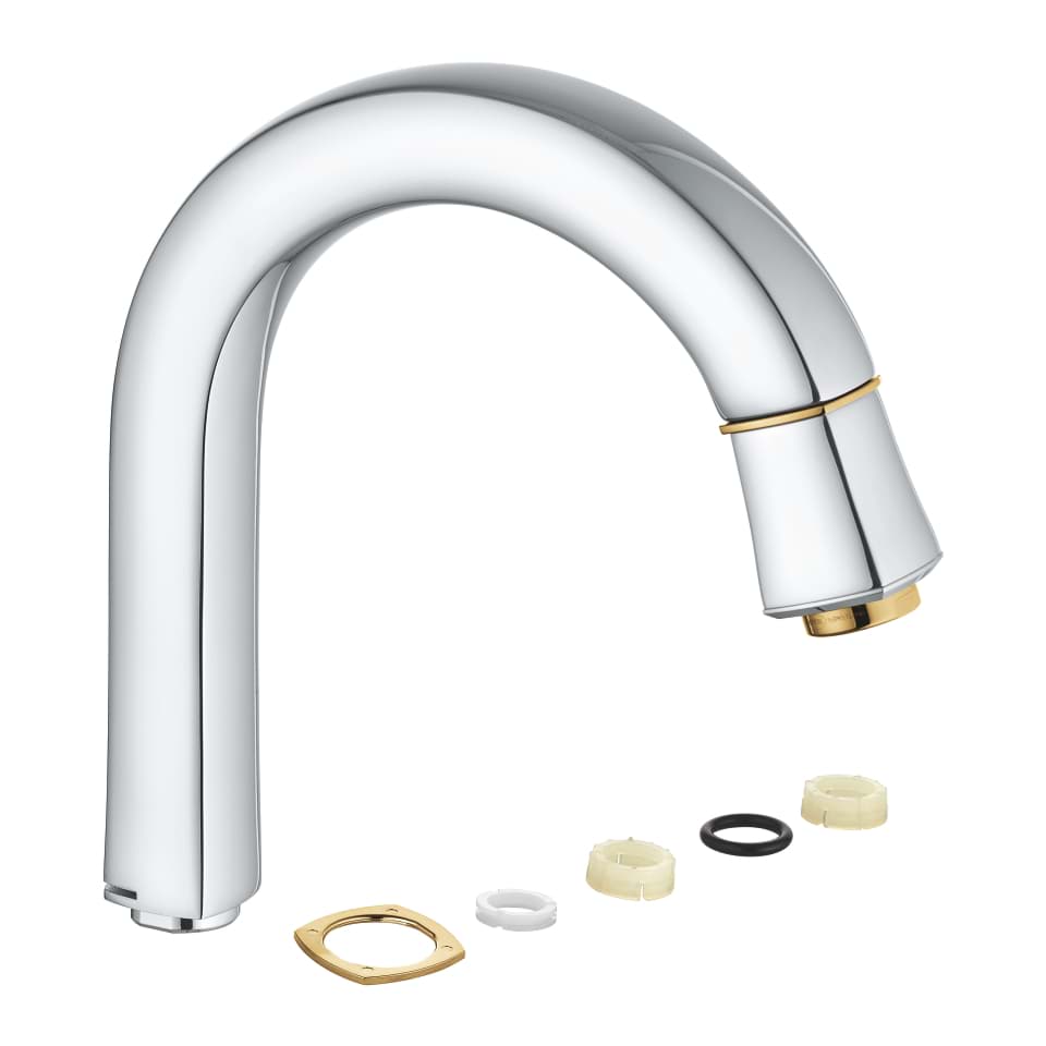 Picture of GROHE Spout #13349IG0 - chrome/gold