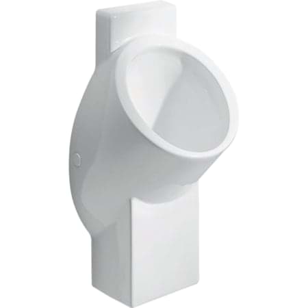 Picture of GEBERIT Centaurus waterless urinal, rear or bottom outlet #236400600 - white / KeraTect