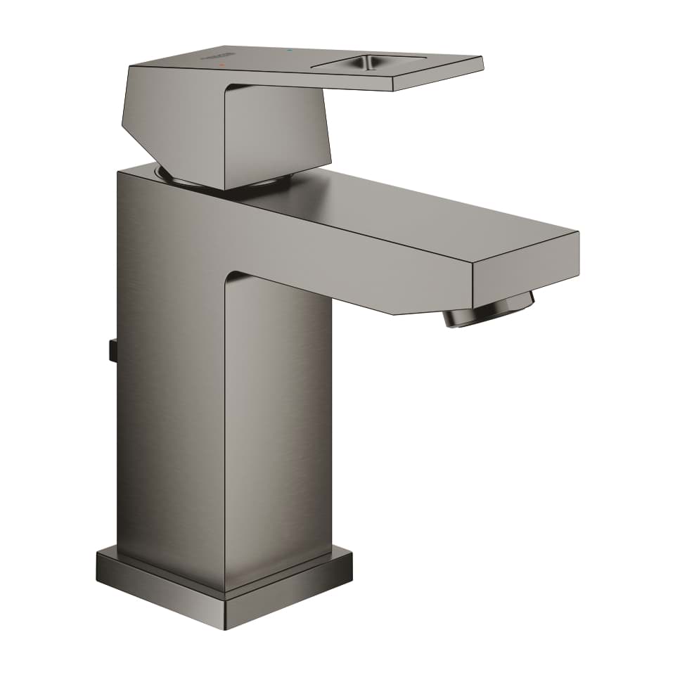 Picture of GROHE Eurocube single-lever basin mixer, 1/2″ S-size #23127AL0 - hard graphite brushed