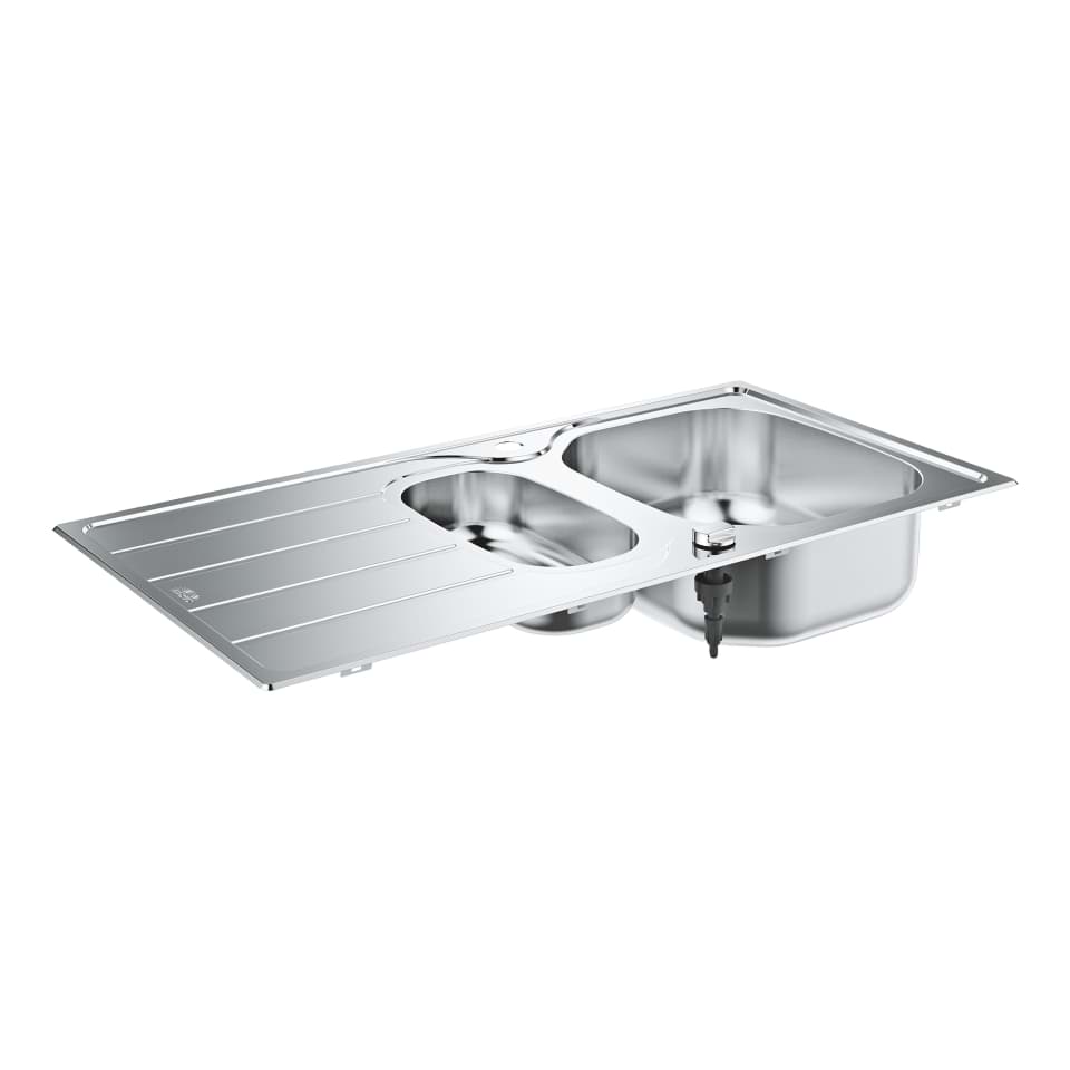 Picture of GROHE K200 Stainless Steel Sink with Drainer stainless steel #31564SD1