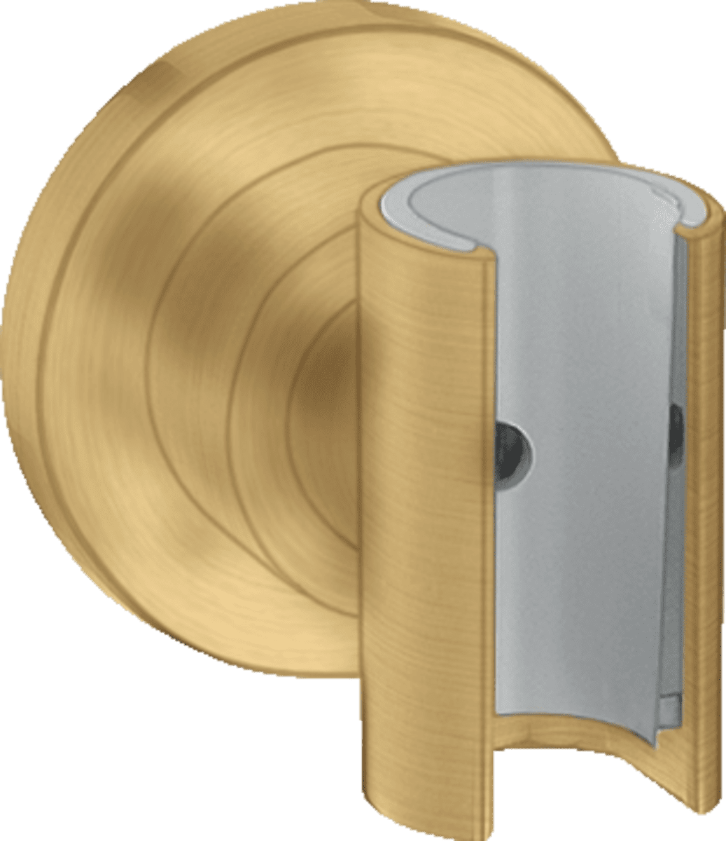 HANSGROHE AXOR Citterio Brausehalter rund #39525250 - Brushed Gold Optic