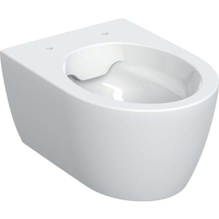 Obrázek GEBERIT Závěsné WC Geberit iCon s hlubokým splachováním, zkrácené vyložení, uzavřený tvar, Rimfree Bílá / KeraTect #502.380.00.8