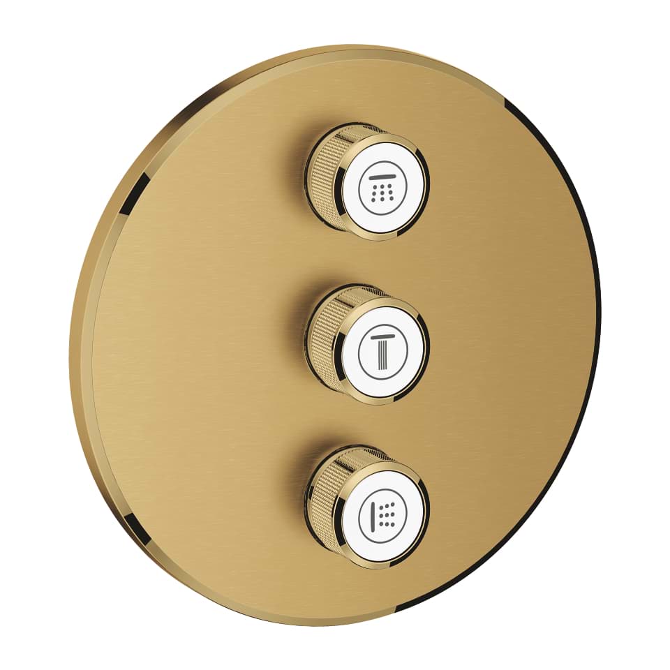 GROHE Grohtherm SmartControl 3-fach Unterputzventil #29122GN0 - cool sunrise gebürstet