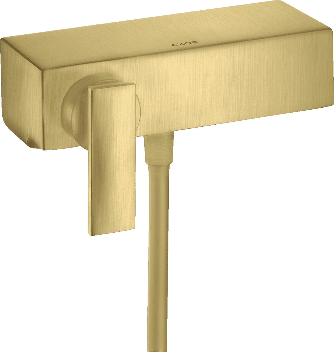 HANSGROHE AXOR Citterio Einhebel-Brausemischer Aufputz mit Hebelgriff #39600950 - Brushed Brass