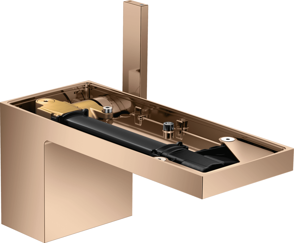 HANSGROHE AXOR MyEdition Einhebel-Waschtischmischer 70 mit Push-Open Ablaufgarnitur ohne Platte #47012300 - Polished Red Gold