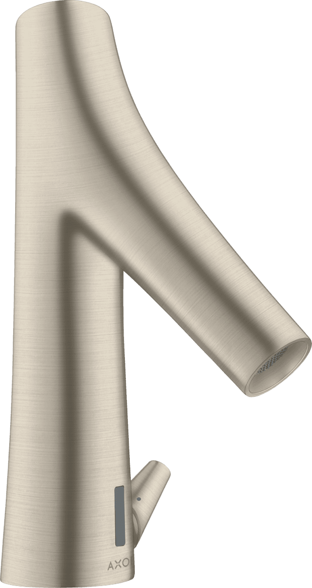HANSGROHE AXOR Starck Organic Elektronik-Waschtischmischer mit Temperaturregulierung Netzanschluss 230 V #12173820 - Brushed Nickel