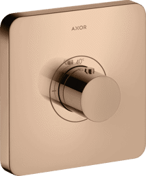 Bild von HANSGROHE AXOR ShowerSelect Thermostat HighFlow Unterputz softsquare #36711300 - Polished Red Gold