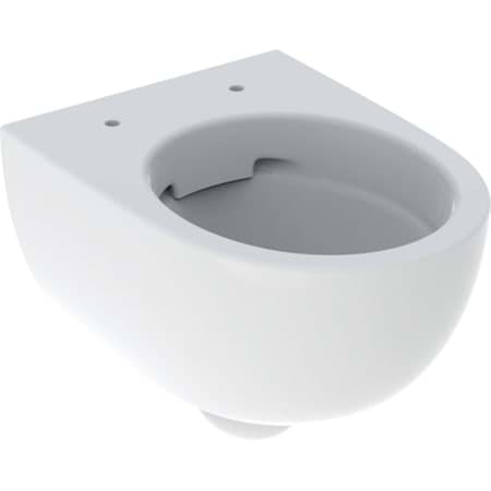 Picture of GEBERIT Renova Compact wall-hung WC, washdown flush, shortened projection, closed shape, Rimfree #500.377.01.8 - white / KeraTect