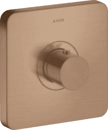 Bild von HANSGROHE AXOR ShowerSelect Thermostat HighFlow Unterputz softsquare #36711310 - Brushed Red Gold