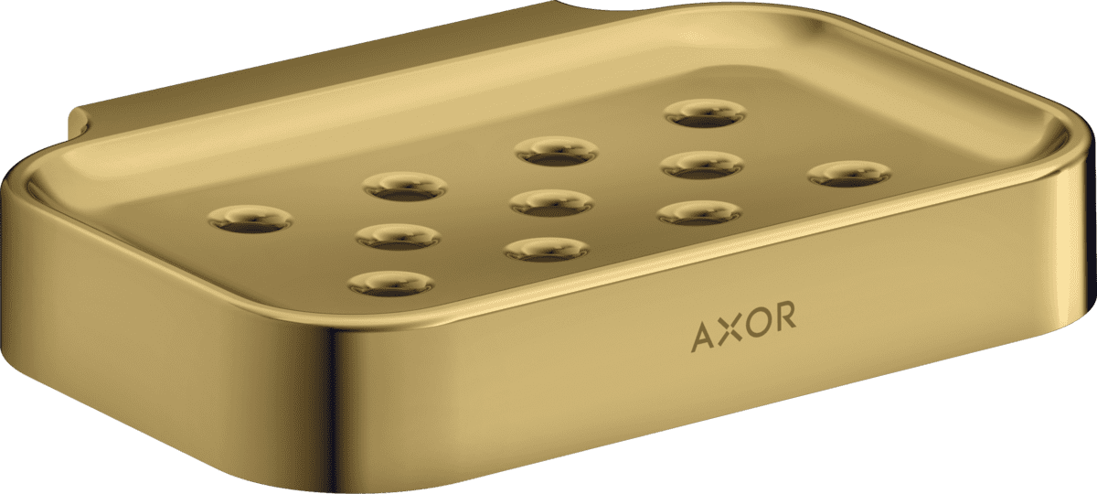 Зображення з  HANSGROHE AXOR Universal Circular Soap dish #42805990 - Polished Gold Optic