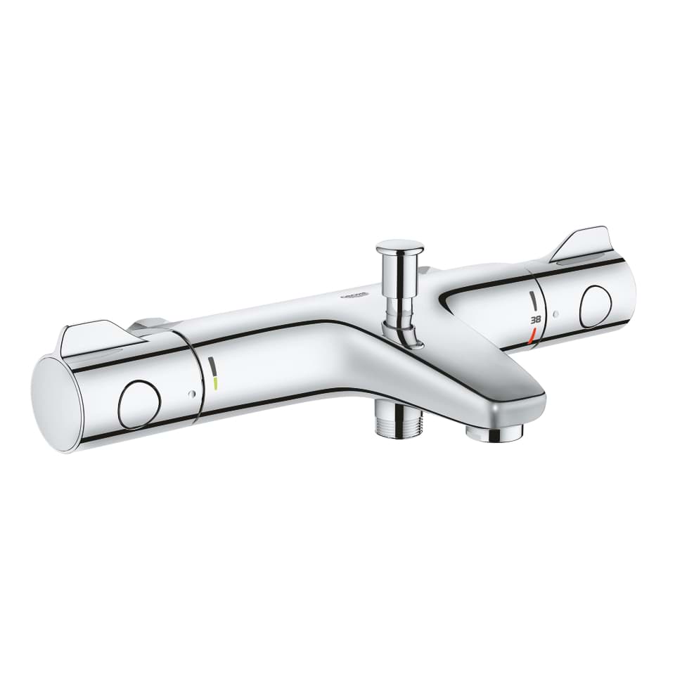 Picture of GROHE Grohtherm 800 thermostatic bath mixer, 1/2″ #34568000 - chrome