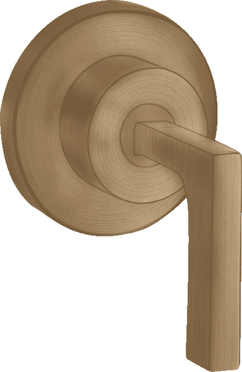 HANSGROHE AXOR Citterio Absperrventil Unterputz mit Hebelgriff #39960140 - Brushed Bronze