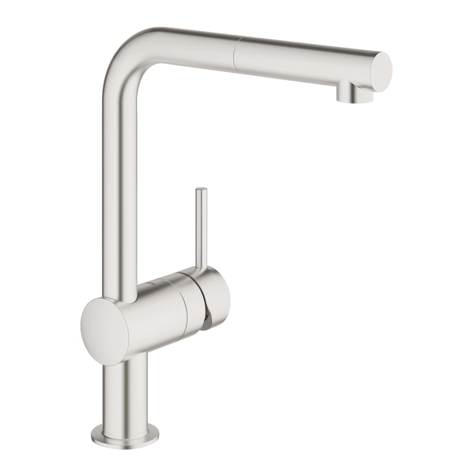 Bild von GROHE Minta Einhand-Spültischbatterie, 1/2″ #32168DC0 - supersteel