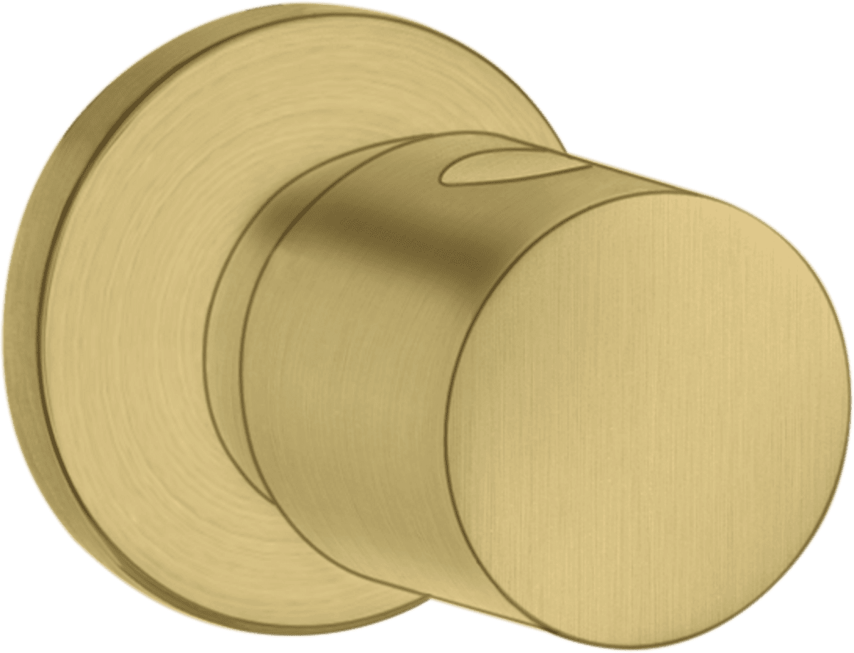 HANSGROHE AXOR Uno Absperrventil Unterputz #38976950 - Brushed Brass