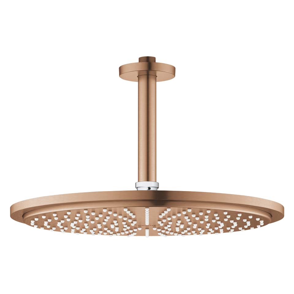 GROHE Rainshower Cosmopolitan 310 Kopfbrause-Set Deckenauslass 142 mm, 1 Stahlart #26067DL0 - warm sunset gebürstet
