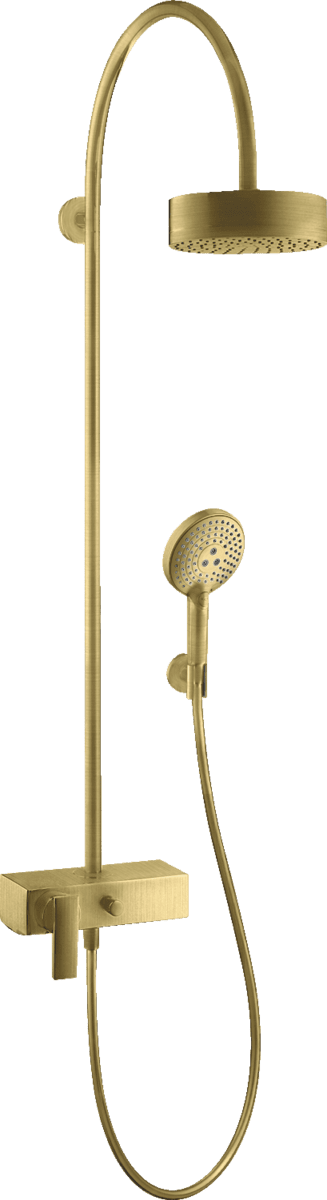 HANSGROHE AXOR Citterio Showerpipe mit Einhebelmischer und Kopfbrause 180 1jet #39620950