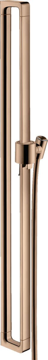 HANSGROHE AXOR Citterio E Brausestange 0,90 m mit Brauseschlauch 1,60 m #36736300 - Polished Red Gold