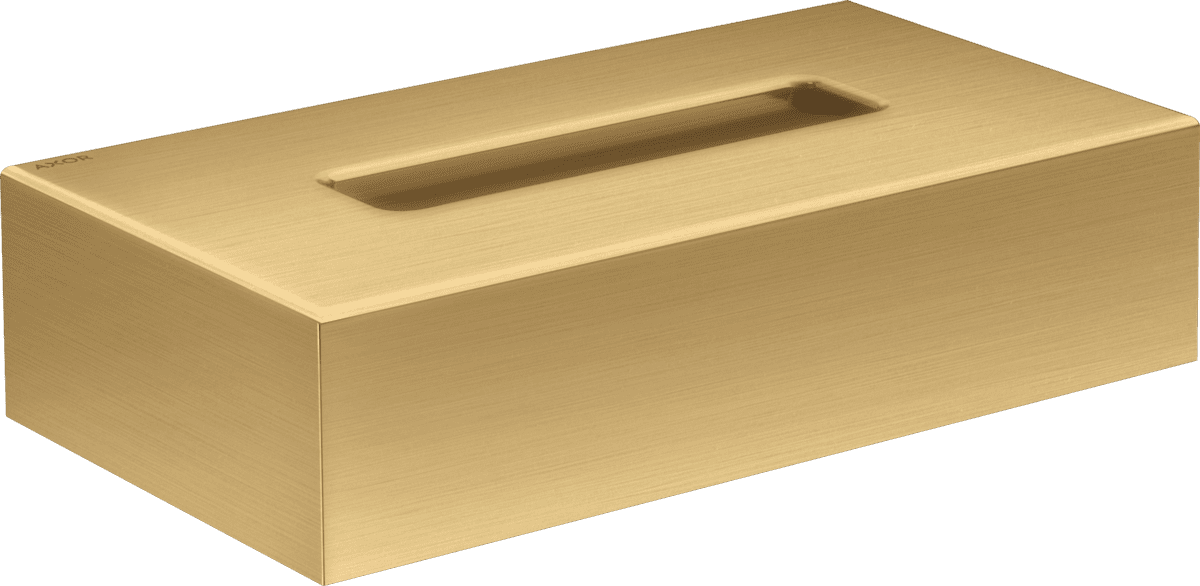 HANSGROHE AXOR Universal Circular Mendil kutusu #42873250 - Mat Altın Optik resmi