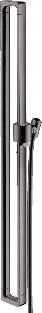 HANSGROHE AXOR Citterio E Brausestange 0,90 m mit Brauseschlauch 1,60 m #36736330 - Polished Black Chrome