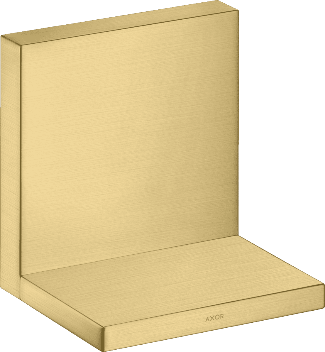 HANSGROHE AXOR ShowerSolutions Ablage 120/120 #40872250 - Brushed Gold Optic
