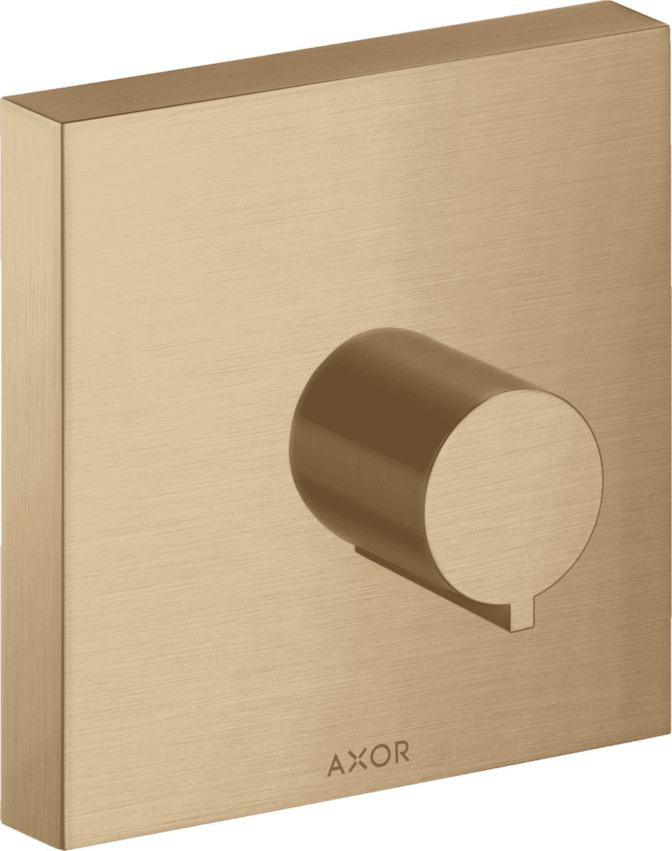 Obrázek HANSGROHE Uzavírací ventil AXOR ShowerSolutions 120/120 skrytý úhlový #10972140 - kartáčovaný bronz